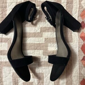 Worthington Black Block Heel Sandals